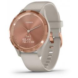Smart watch Garmin Vivomove 3S, Rose Gold, Light Sand, Silicone