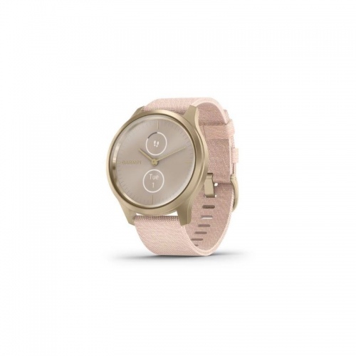 Smart watch Garmin Vivomove Style, Light Gold, Blush Pink, Nylon