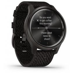 Smart watch Garmin Vivomove Style, Graphite, Black Pepper, Nylon