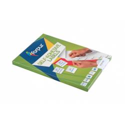 Adhesive labels Forpus, A4, White, 64.6x33.8 mm, (24) (100)  0707-005