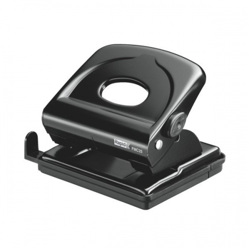 Punch hole Rapid FMC25, black, up to 25 sheets, metal 1101-135