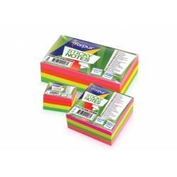Stiky notes Forpus, Neon, 75x75mm, assorted, cube (1x320)  0717-112