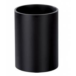 Pencil case Forpus, round, black, empty 1005-020