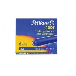 Pen Ink Cartridges Pelikan T/P6, Short, Black (6 pcs.)  1223-021