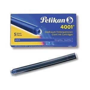 Pen Ink Cartridges Pelikan 4001 GTP/5, long, Black (5 pcs.)  1223-014