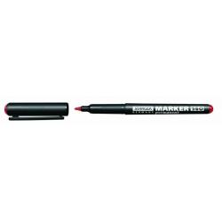 Permanent marker STANGER M, 1 mm, OHP, Bullet tip, Red 1213-565 1pc