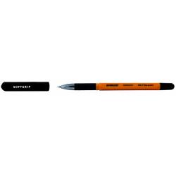 STANGER Ball Point Pens 0,7 finepoint Softgrip with 1mm mine, black, 10 pcs 18000300098