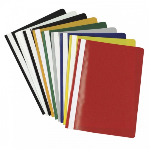 Quick binder PVC A4 quotation folder A4, black, pack of 25 psc 876751