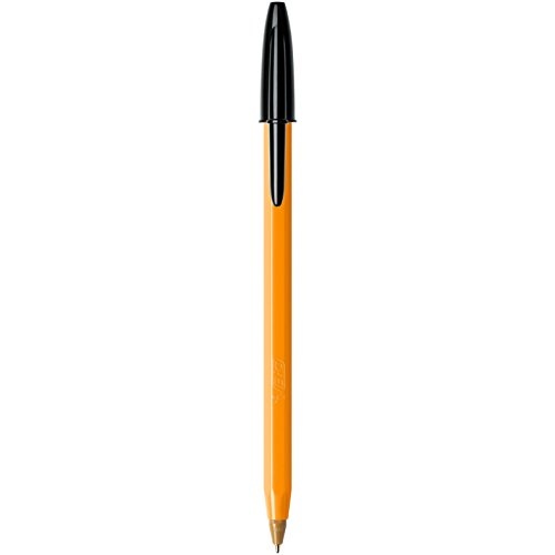 BIC ballpens ORANGE FINE 0.8 mm black, Pouch 1 psc 101144