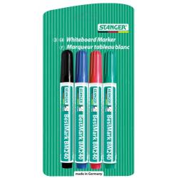 STANGER whiteboard MARKER BM240 1-3 mm, set 4-er 002510