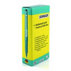 STANGER Rollerball Solid 0.7 mm, black, 10 pcs 740010