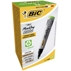 BIC permanent MARKER ECO 2000 green, 12 pcs 000026