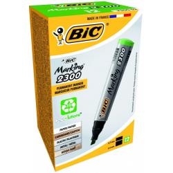 BIC permanent MARKER ECO 2300 4-5 mm, green, Pouch 12 pcs 300027