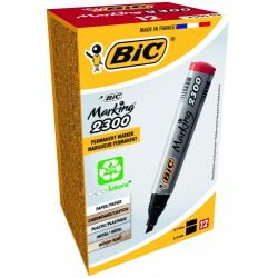 BIC permanent MARKER ECO 2300 B12 BCL RED EU, 12 pcs 300034
