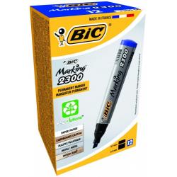 BIC permanent MARKER ECO 2300 4-5 mm, blue, Pouch 12 pcs 300065