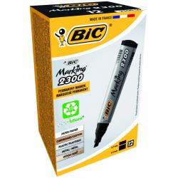 BIC permanent MARKER ECO 2300 4-5 mm, black Pouch 12 pcs 300096