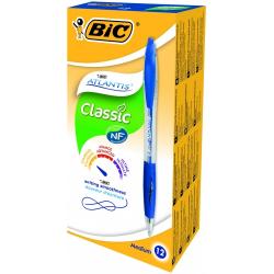 BIC Ballpoint pens ATLANTIS REFRSH 1.0 mm blue, Pouch 12 pcs 136700