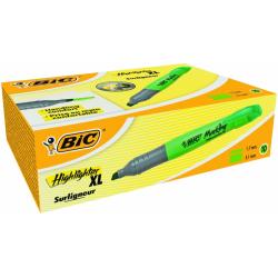 BIC Highlighter XL 2-5 mm, green, Pouch 10 pcs 247147