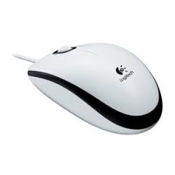LOGITECH M100 Mouse White USB - EMEA