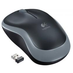 LOGITECH M185 cordless Notebook Mouse USB black grey