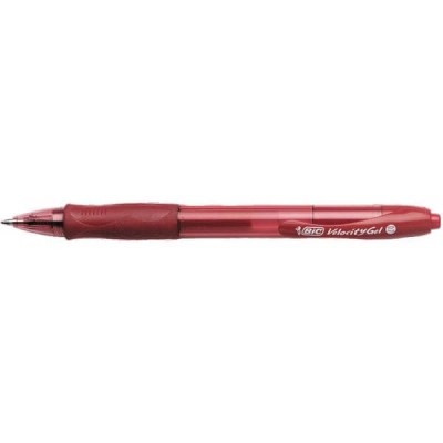 BIC gel pen Gel-ocity 0.7 mm, red,1 pcs