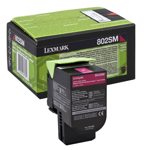 Lexmark Cartridge 802SM0 Magenta (80C2SM0)
