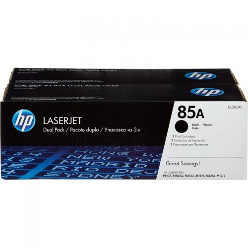 HP CE285AD No.85A Dual Pack Black Cartridge (CE285AF)