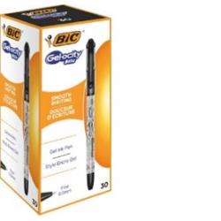 BIC Gel-ocity Stic Gel pen black Box 30 pcs.