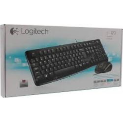 LOGITECH MK120 corded Desktop black USB - EER (RUS)