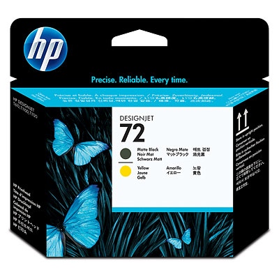 HP Ink No.72 Matt black/Yellow (C9384A)