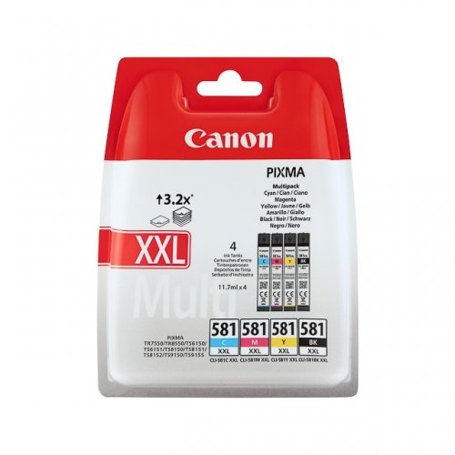 Canon Ink CLI-581 C/M/Y/BK Multipack XXL (1998C005)