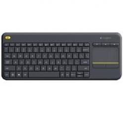 LOGITECH Wireless Touch Keyboard k400 Plus - INT BLACK