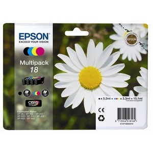 Epson Ink No.18 Multipack (C13T18064012) 15,1ml