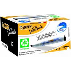 Whiteboard Marker BIC Velleda, 3.7-5.5 mm Chisel tip, black 1215-514 1pc