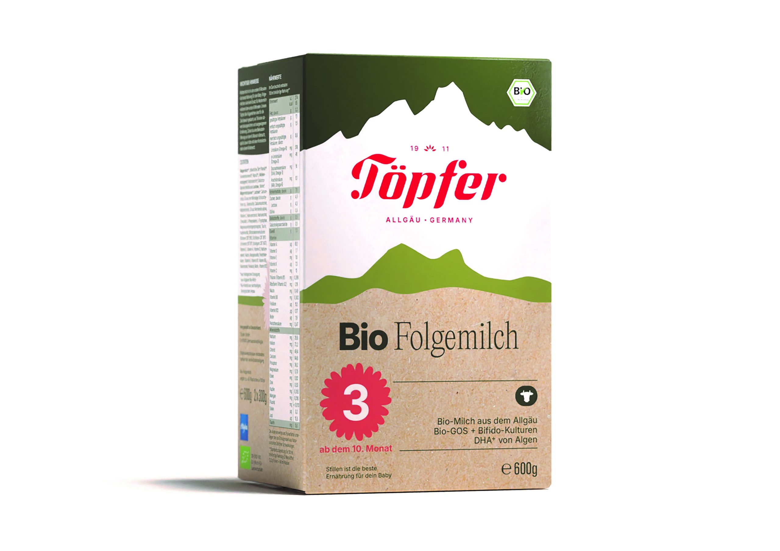 Topfer 3 Bio Lactana 600 g