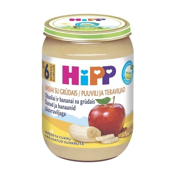 HiPP Apple and Banana with Grain Puree 190 g