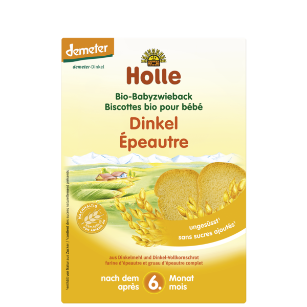 Holle Organic Spelt Baby Rusk 200 g
