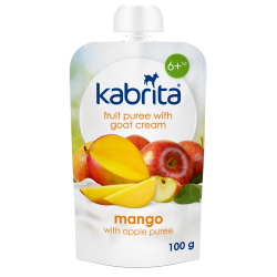 Kabrita Mango and Apple puree with sweet goat milk cream 100 g