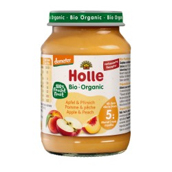 Holle Apple & Peach Puree 190 g