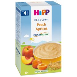 HiPP Peach Apricot Organic Milk & Cereal 250 g