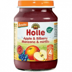 Holle Apple & Blueberry Puree 190 g