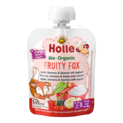 Holle Fruity Fox – Apple, banana & berries with yogurt 85 g