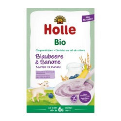 Holle Organic Goat Milk Cereal with Blueberry and Banana 200 g