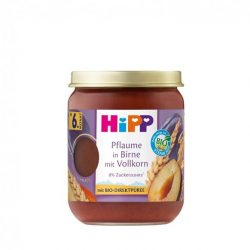 HiPP Plums and Pears with Wholegrains Puree 160 g