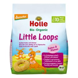 Holle Organic Little Loops Date Biscuits with Spelt 80 g