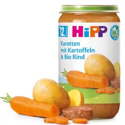HiPP Carrots with Potatoes and Organic Beef Puree 250 g