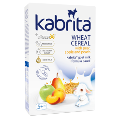 Kabrita Wheat Cereal with Pear, Apple and Peach With Goat Milk 180 g