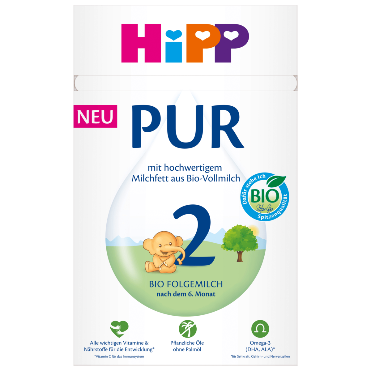 HiPP 2 PUR Organic Follow-On Formula 500 g