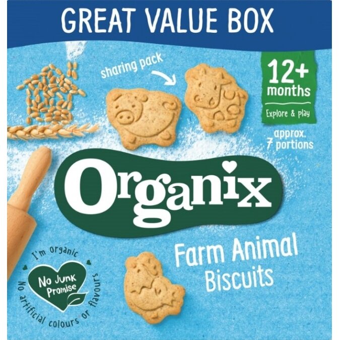 Organix Farm Animal Biscuits 100 g