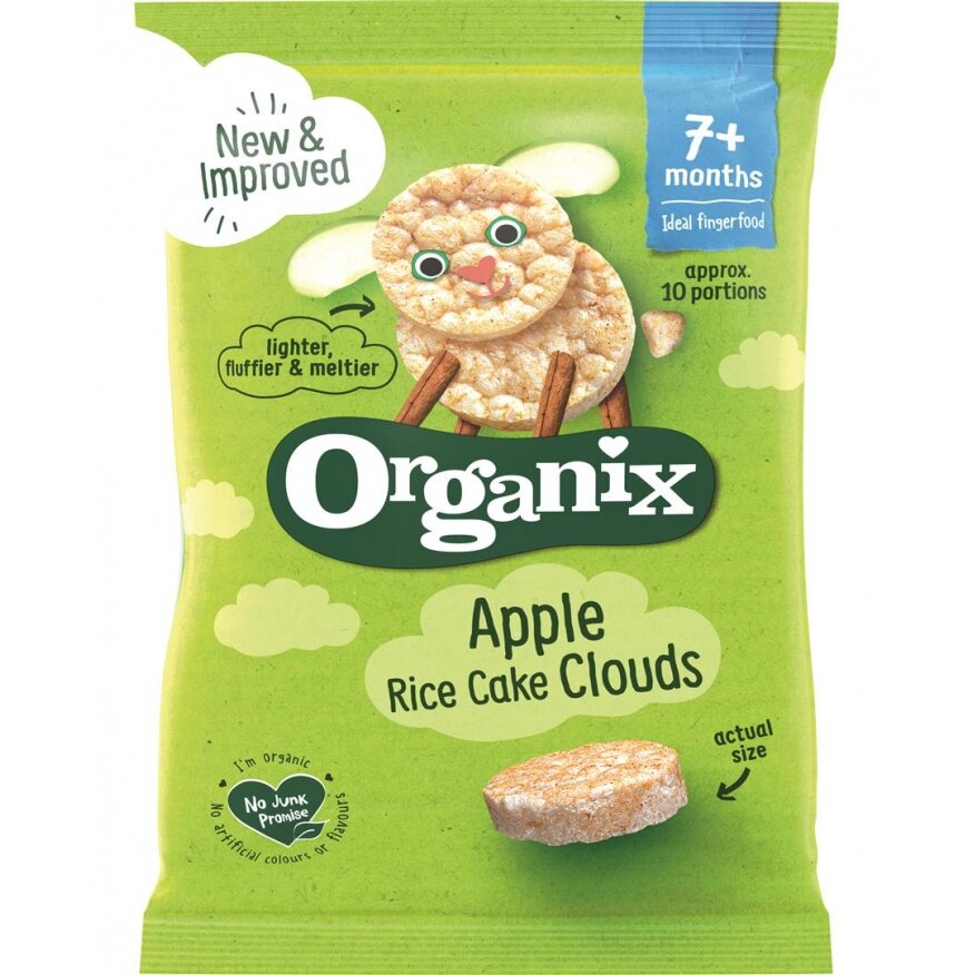 Organix Apple Rice Cake Clouds 40 g